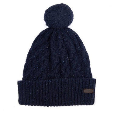 Barbour Seaton Pom Beanie Navy