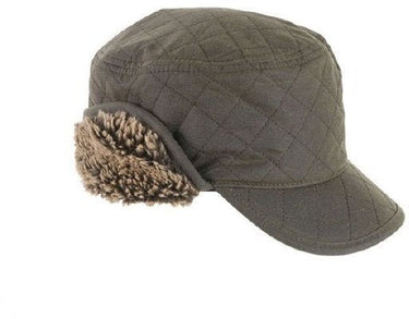 Barbour Stanhope Trapper Hunting Cap in Olive