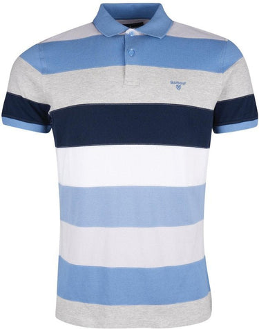 Barbour Stanton Polo Shirt in Force Blue