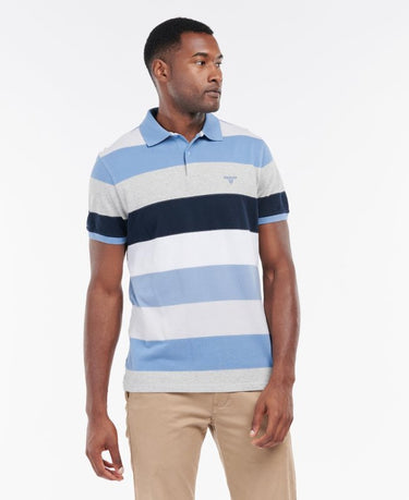 Barbour Stanton Polo Shirt in Force Blue