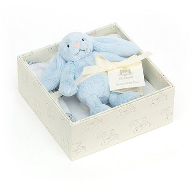 Bashful Blue Bunny Gift Set BASBBL2SET