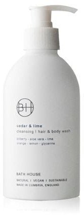 Bath House Cedar & Lime Hair & Body Wash