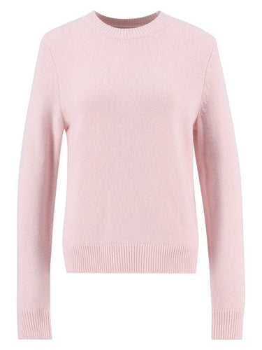 Barbour Women's Woodhouse Crew Neck Knitted Jumper in Pink Blush