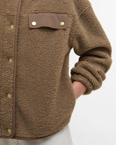 Barbour Mabel Fleece in Military Brown