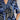 White Stuff Ash Notch Neck Linen Dress – Navy Print