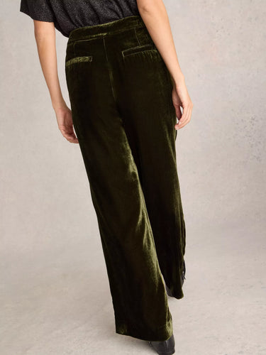 White Stuff Belle Wide Leg Velvet Trousers