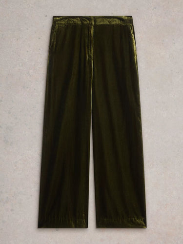 White Stuff Belle Wide Leg Velvet Trousers