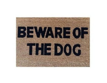 Besp-Oak Beware Of The Dog Mat