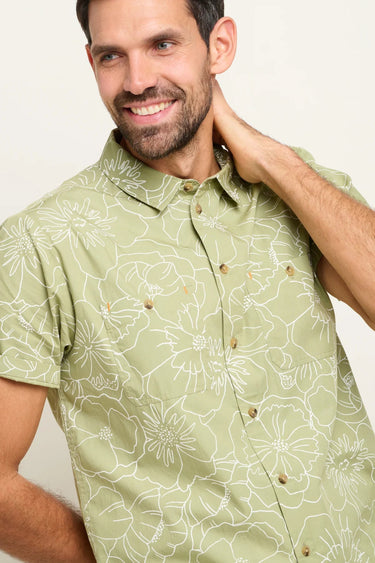 Brakeburn Linear Floral Shirt