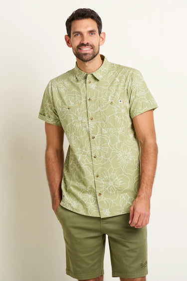 Brakeburn Linear Floral Shirt