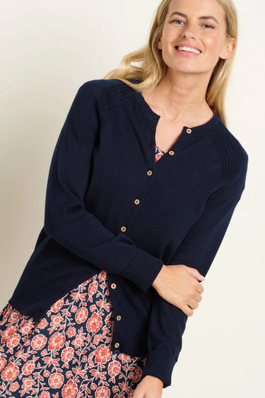 Brakeburn Pop Detail Knitted Cardigan