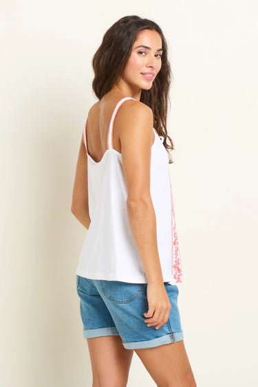 Brakeburn Trailing Floral Embroidered Camisole