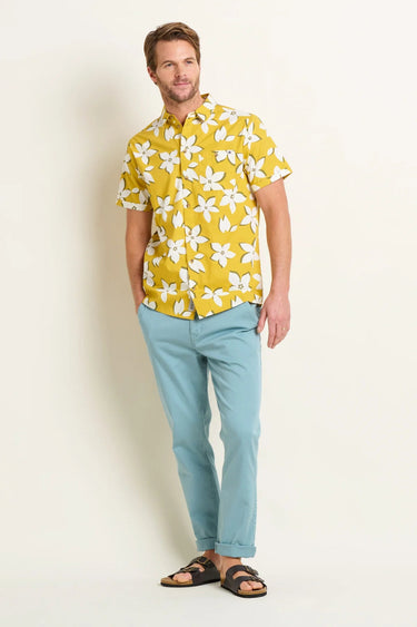 Brakeburn Yellow Flower Shirt