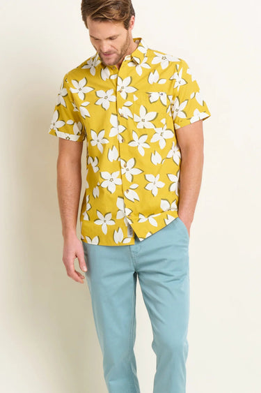 Brakeburn Yellow Flower Shirt