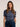 Brakeburn Marine Embroidered Blouse – Navy