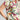 White Stuff Susie V‑Neck Linen Tee – Ivory Print