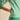 Joules Rushton Cowl Neck Hoodies in Green Stripe