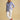 Joules Amilla Jonty Blue and White Boyfriend Fit Shirt