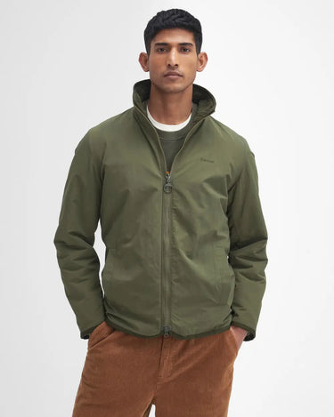 Barbour Men's Reversible Fleece Jacket in Fern