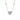 Clogau Forever Yours Sterling Silver Swarovski Heart Necklace 3SFYO1008