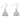 Carrie Elspeth Celtic Triangle Earrings