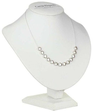 Carrie Elspeth Ice Pearl Hearts Necklace