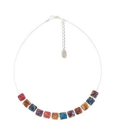 Carrie Elspeth Jasper Pillows Links Necklace