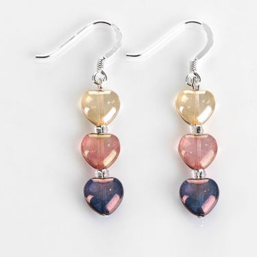 Carrie Elspeth Lustre Hearts Earrings