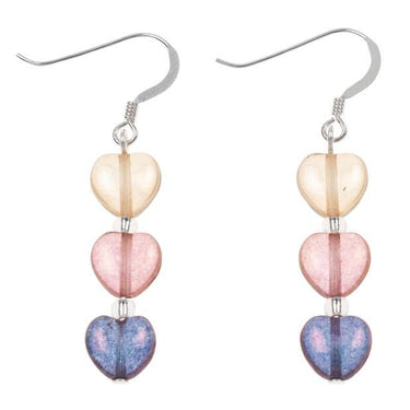 Carrie Elspeth Lustre Hearts Earrings