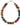 Carrie Elspeth Rainbow Shell Links Bracelet