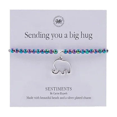 Carrie Elspeth Sending You a Big Hug Sentiment Bracelet