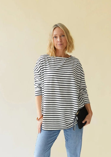 Chalk Bryony Stripe Top