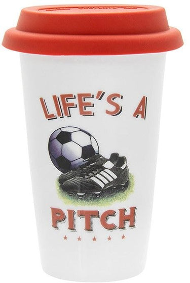 Cheeky Sport Travel Mug Football