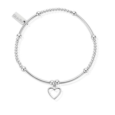 ChloBo Cute Mini Open Heart Bracelet