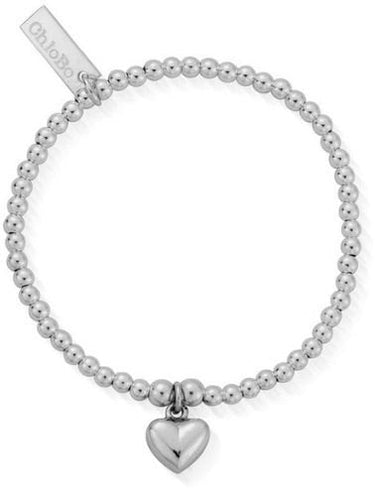 ChloBo Cute Mini Puffed Heart Bracelet