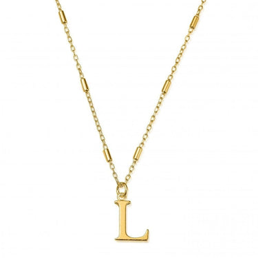 ChloBo Gold Iconic Initial A-Z Necklace