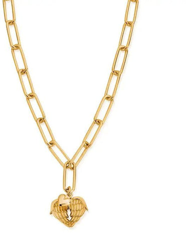 ChloBo Gold Link Chain Faith Necklace