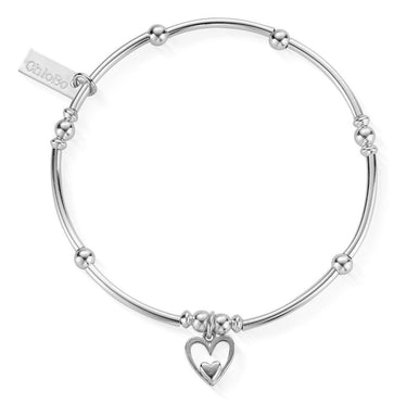 ChloBo Mini Noodle Ball Heart in Heart Bracelet