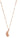 ChloBo Rose Bobble Chain Feather Heart Necklace