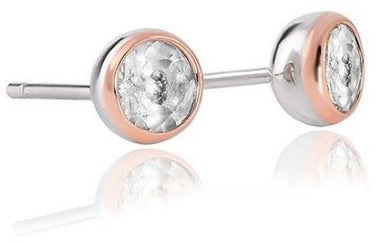 Clogau Celebration White Topaz Stud Earrings