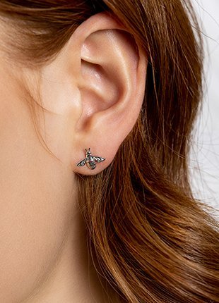 Clogau Honey Bee Earrings