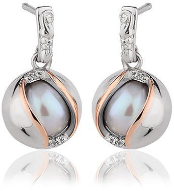 Clogau Oyster Pearl Earrings- 3SSPE