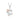 Clogau Paw Prints Sterling Silver Pendant with Topaz - 3SPWP0225