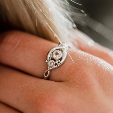 Clogau Pistyll Rhaeadr White Topaz Ring