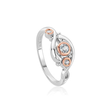 Clogau Pistyll Rhaeadr White Topaz Ring