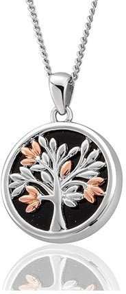 Clogau Silver Tree Of Life Black Onyx Pendant