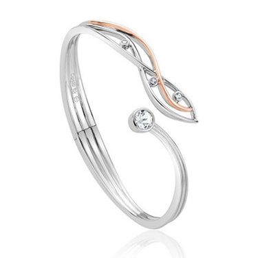 Clogau Swallow Falls White Topaz Bangle