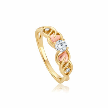 Clogau Promises 18ct Solid Fairtrade Gold Engagement Ring with 0.3ct Lab-Grown Diamond - 18GTOL0178
