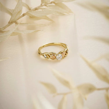 Clogau Promises 18ct Solid Fairtrade Gold Engagement Ring with 0.3ct Lab-Grown Diamond - 18GTOL0178
