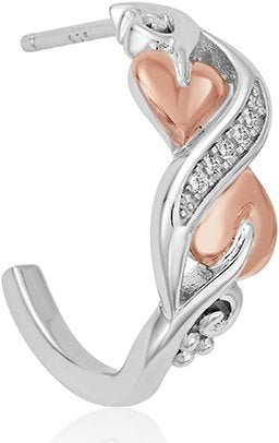 Clogau Tree of Life Half Hoop Earrings